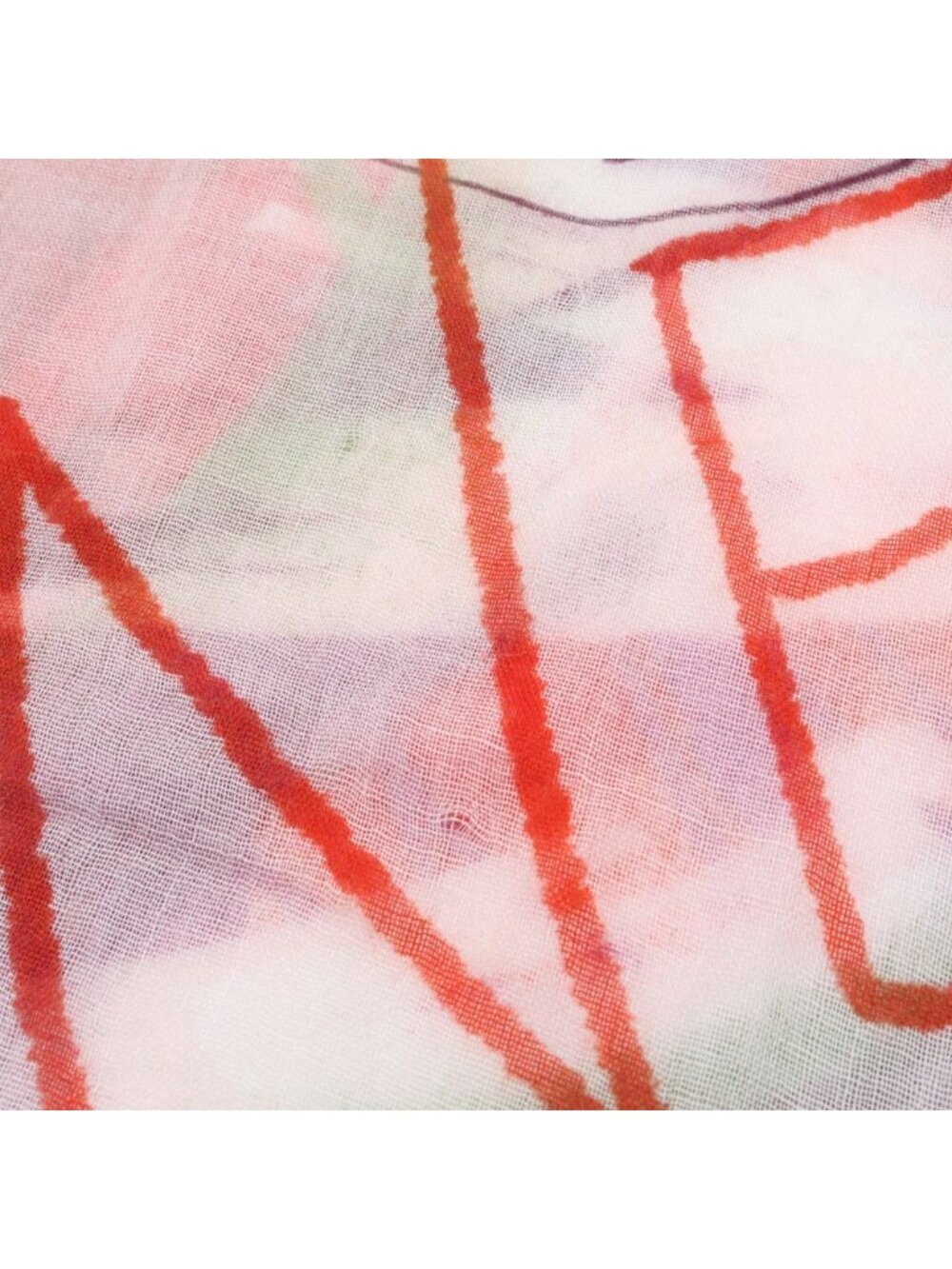 Chanel Love Cashmere Silk Shawl Large Scarf Pink - Picture 4 of 9
